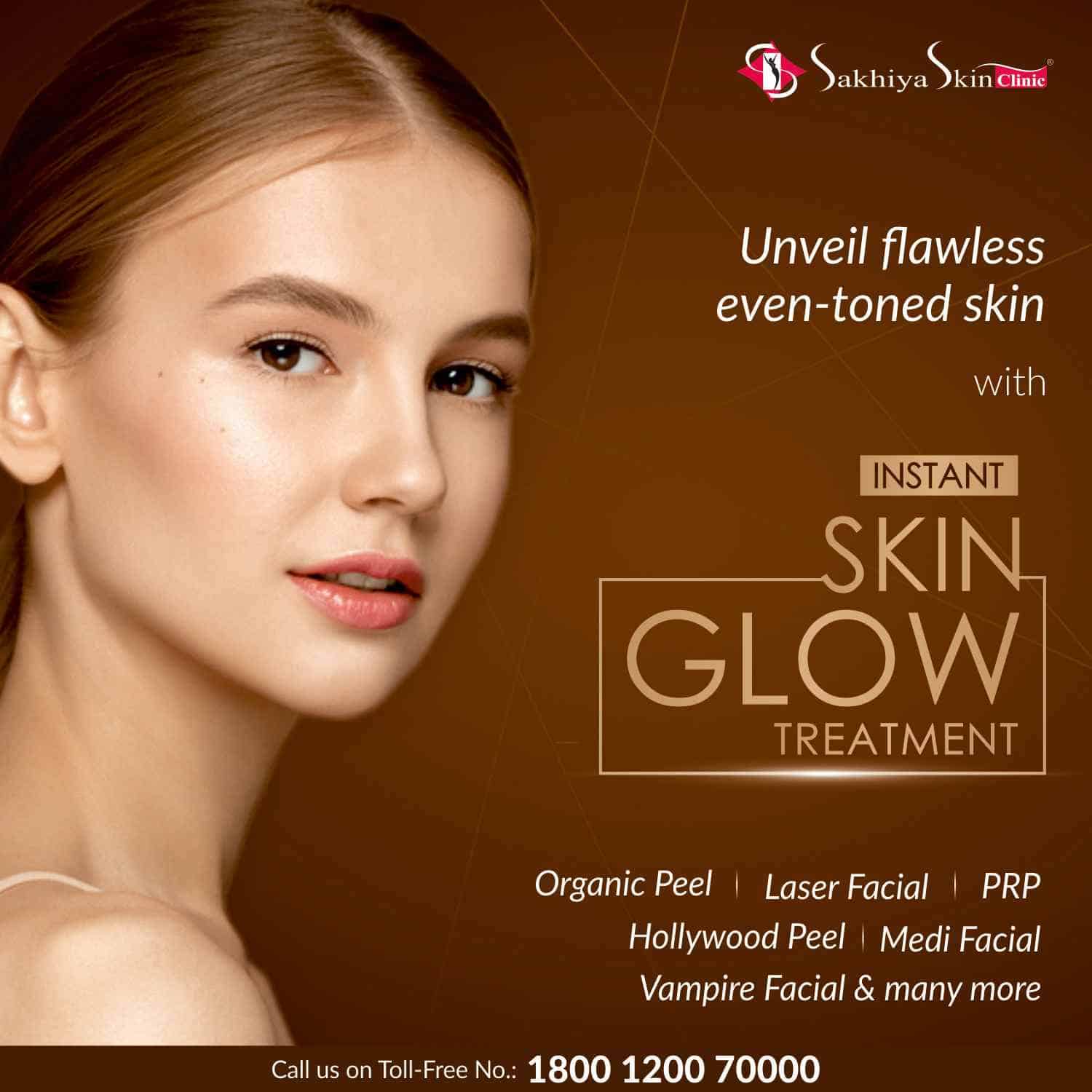 Skin Glow Social Media Ad - Sakhiya Skin Clinic